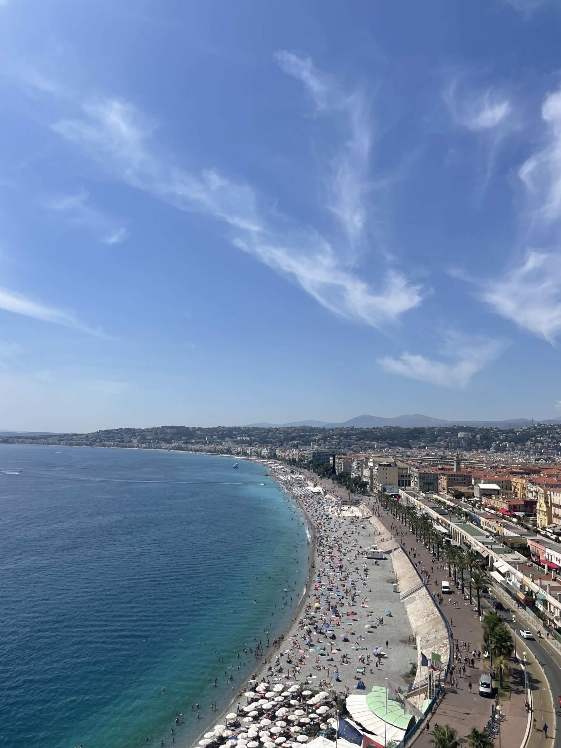 Coast line of Nice